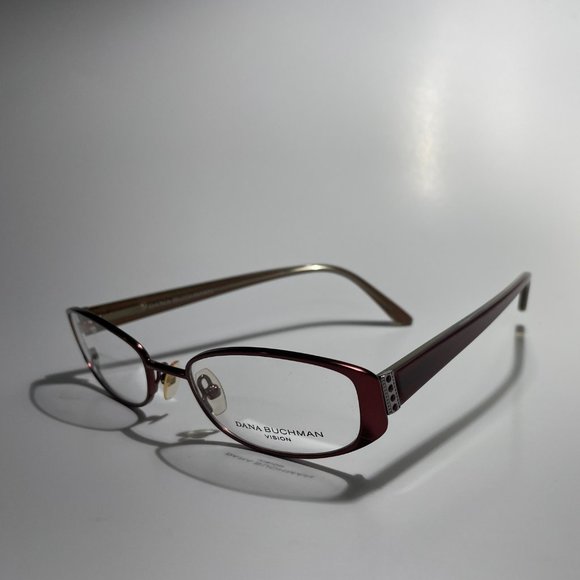 New DANA BUCHMAN Eyeglasses Jonie Burgundy Size 49-19-133 - Picture 6 of 16